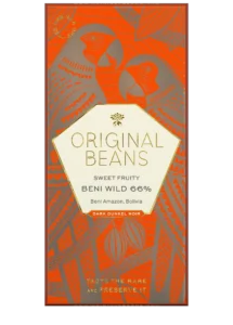 Original Beans Beni Wild Harvest Bolivia 66 percent