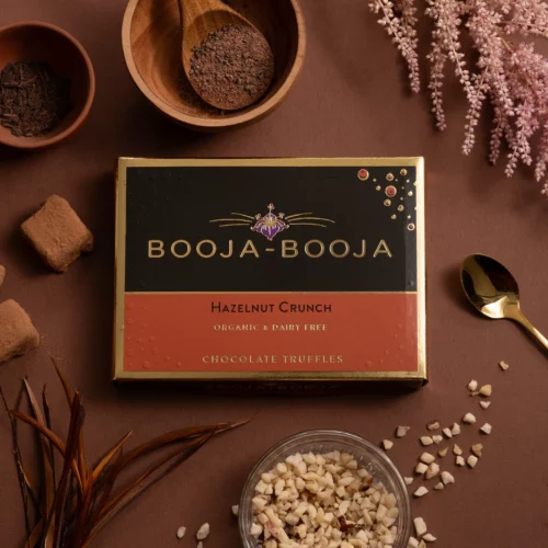 booja booja hazelnut praline crunch chocolate vegan truffles