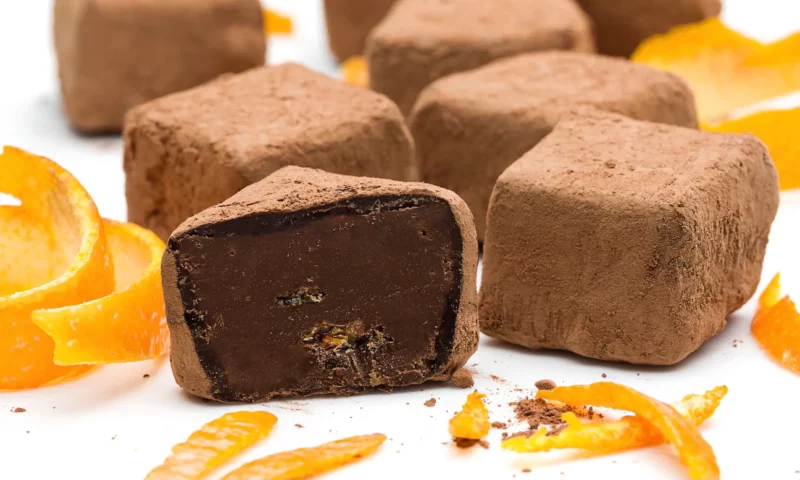 booja booja chocolate orange vegan truffles