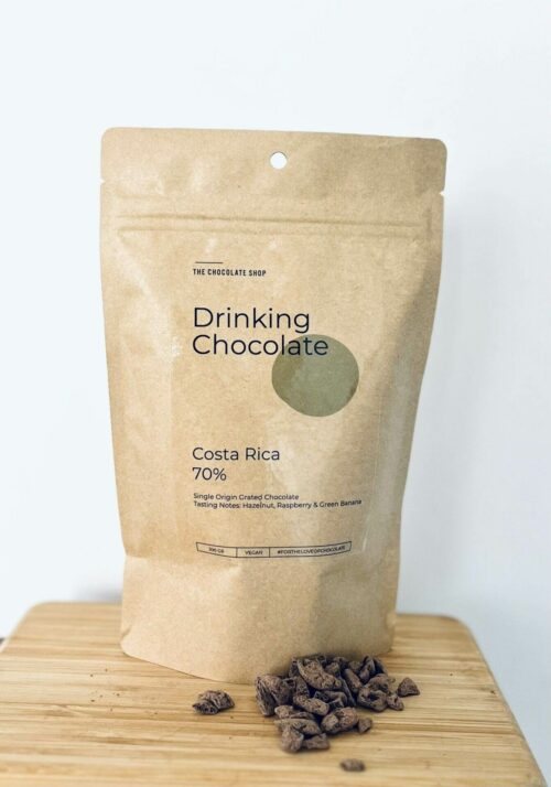 Costa Rica Single Origin Drinking Chocolate TCS 70 percent vegan 500 gr.