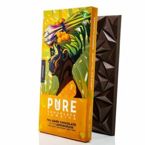 Dark Chocolate Company with lemongrass 70 percent