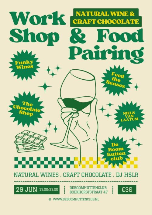 Natural Wine & Craft Chocolate Workshop & Food Pairing 29.06.2024